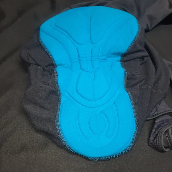 NWOT Baleaf Navy One piece Stirrup Racerback Cycling tights XL - Picture 2 of 15